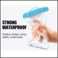 Universal Waterproof Case, Mobile Phone Pouch for Hospitals, Swimming, Hiking, Biking, Underwater Photography, Rain Fits Upto 6.5 Inch Mobiles(1PCS) 
